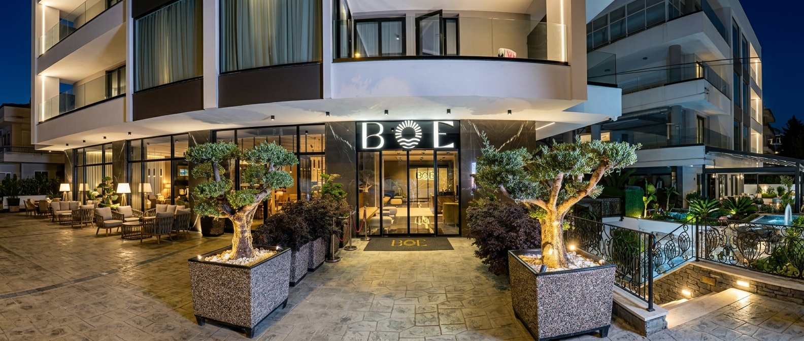 BOE Hotel overlooking the Ionian Sea